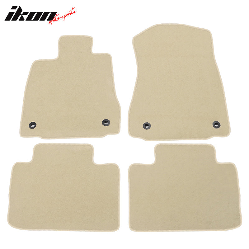 For 14-24 Lexus IS250 IS300 IS350 Nylon Floor Mats Liner Front Rear Carpet