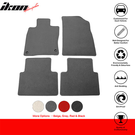 Fits 19-22 Honda Insight Nylon Car Floor Mats Liner Front Rear Carpets 4PC