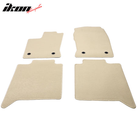 Fits 22-24 Toyota Tundra Crewmax Anti-Slip Floor Mats Carpet Nylon 4PCS