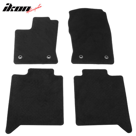 Fits 22-24 Toyota Tundra Crewmax Anti-Slip Floor Mats Carpet Nylon 4PCS