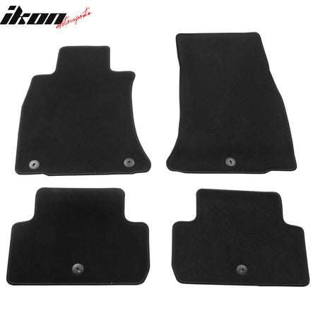 Fits 19-23 Genesis G70 Floor Mats Front Back Row Carpets Nylon 4PC Set