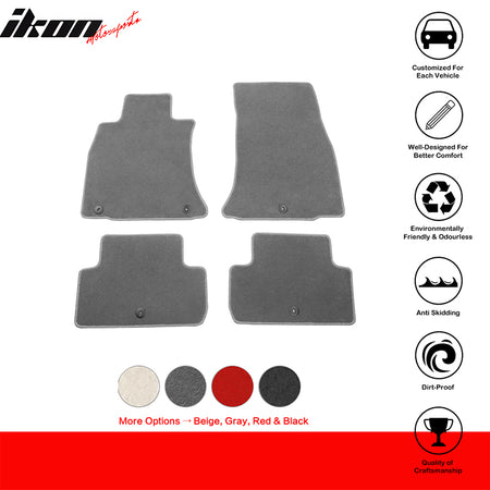 Fits 19-23 Genesis G70 Floor Mats Front Back Row Carpets Nylon 4PC Set