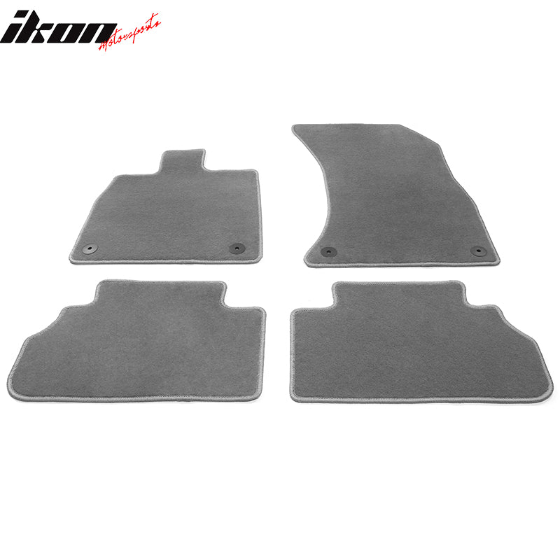 Fits 18-23 Audi Q5 80A 1st 2nd Row Floor Mats Auto Carpets Nylon 4PC Set