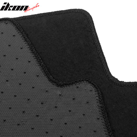 Fits 07-16 Jeep Compass/Patriot Black Nylon Floor Mats Front Rear Carpets Liner