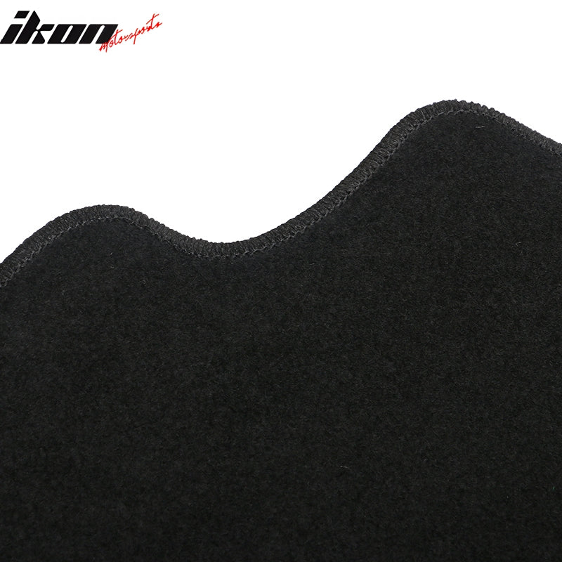 Fits 15-23 Volkswagen GTI Black Nylon Floor Mats Front Rear Carpets Liner Guard