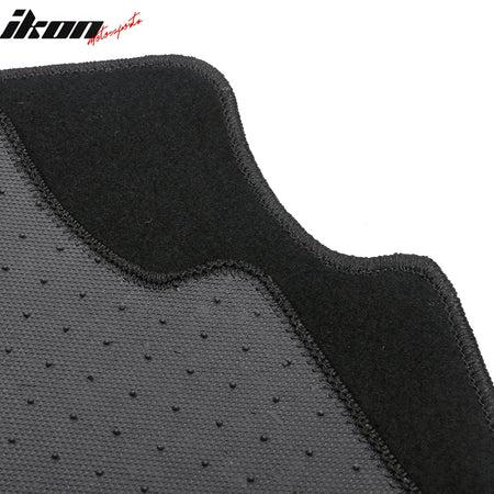 Fits 15-23 Volkswagen GTI Black Nylon Floor Mats Front Rear Carpets Liner Guard