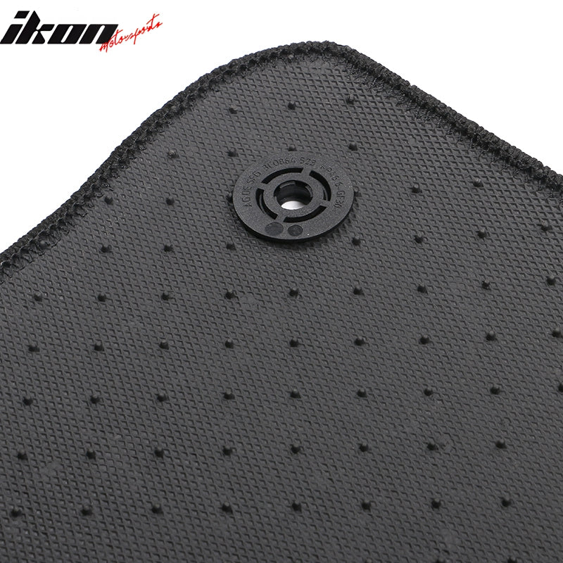 Fits 15-23 Volkswagen GTI Black Nylon Floor Mats Front Rear Carpets Liner Guard