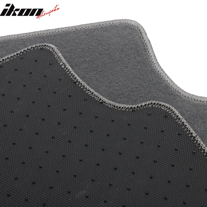 Fits 15-23 Volkswagen GTI Gray Nylon Floor Mats Front Rear Carpets Liner Guard