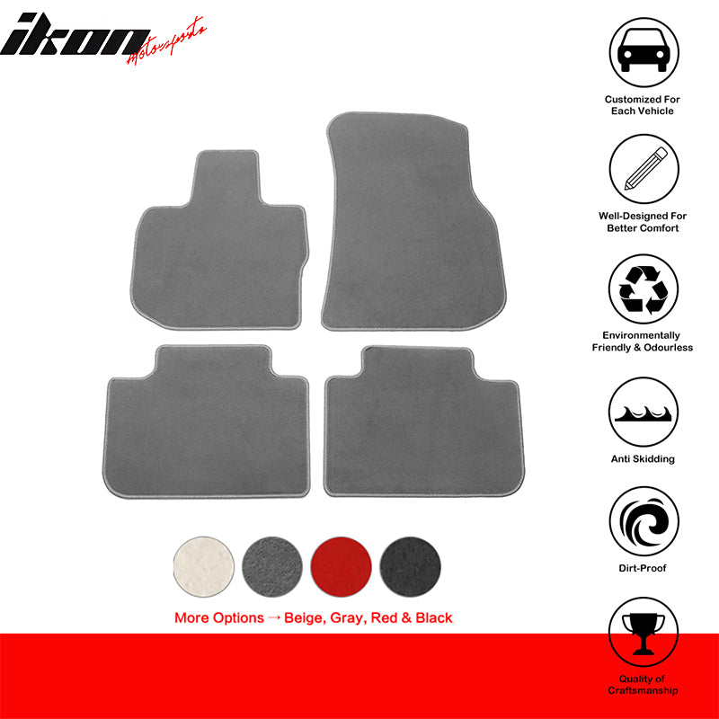 18-24 G01 X3 G02 X4 Nylon Floor Mats Front Rear Row Carpet Liner FOR: (BMW)