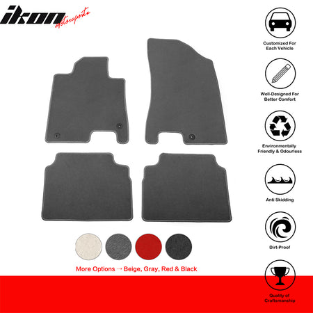 Fits 20-25 Hyundai Sonata 21-25 Kia K5 Anti-Slip Floor Mats Carpet Nylon