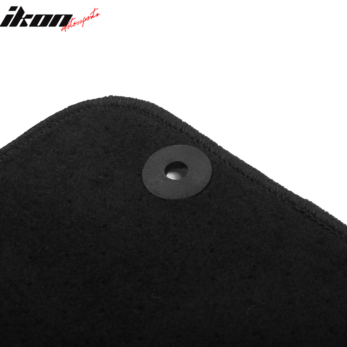 Fits 17-24 Alfa Romeo Giulia Anti-Slip Front Rear Floor Mats Nylon 4PCS - Black