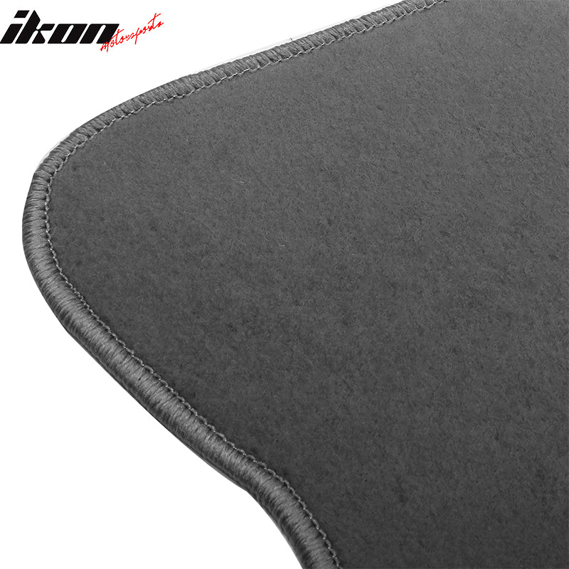 Fits 17-23 Nissan Armada QX80 Anti-Slip Front Rear Floor Mats Nylon 3PCS - Gray