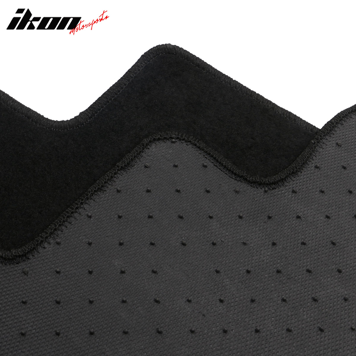 Fits 15-24 Nissan Murano Anti-Slip Front Rear Floor Mats Carpet Nylon 3PCS Black