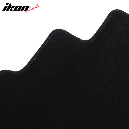 Fits 15-24 Nissan Murano Anti-Slip Front Rear Floor Mats Carpet Nylon 3PCS Black