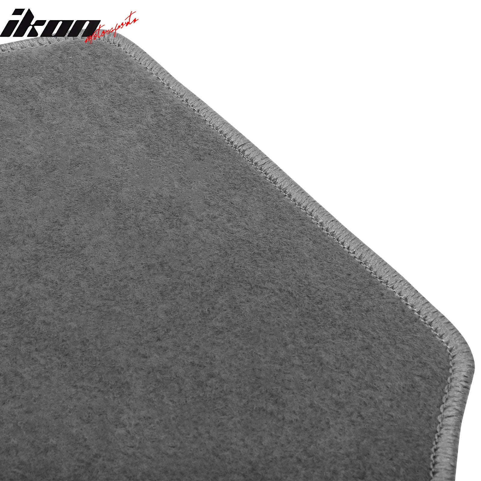 Fits 17-24 Honda Ridgeline Anti-Slip Front Rear Floor Mat Carpet Nylon 3PCS Gray