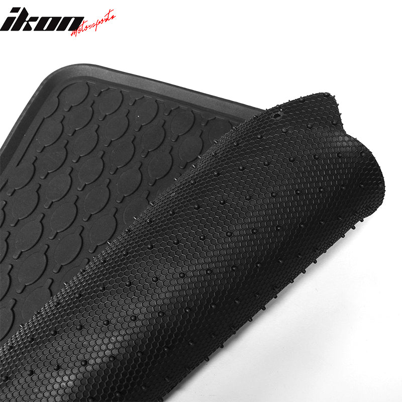 12-18 F30 Sedan Heavy Duty Black Latex Floor Mats Front & Second Row FOR: (BMW)