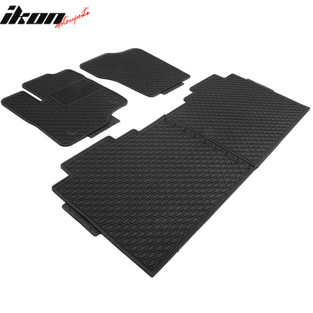 IKON MOTORSPORTS, Floor Mats Compatible With 2015-2022 Ford F-150 Crew Cab