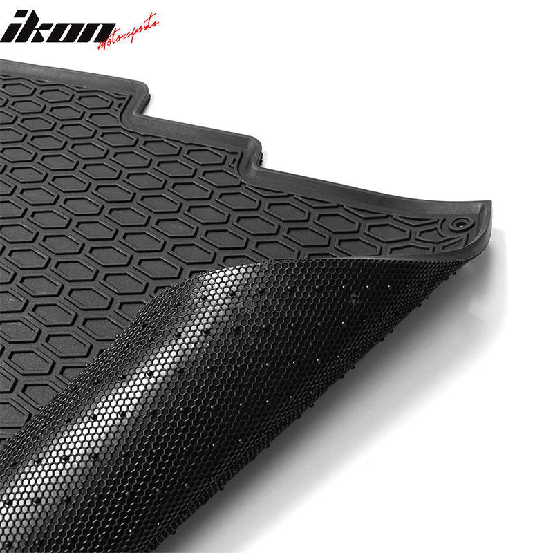 Fits 15-22 Ford F150 Crew Cab Latex Floor Mats All Weather Car Carpet Liner