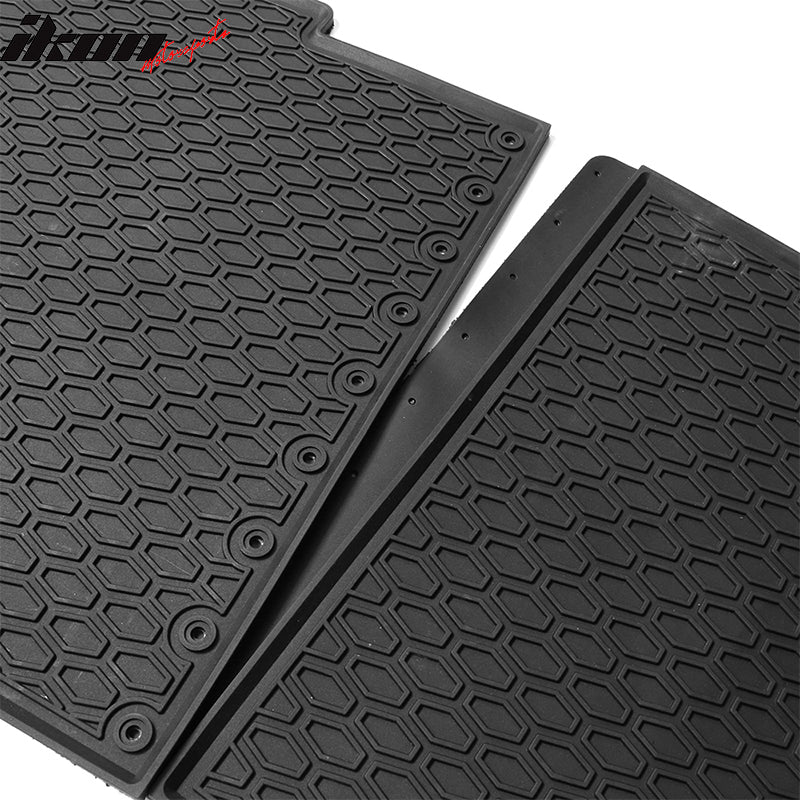 Fits 15-22 Ford F150 Crew Cab Latex Floor Mats All Weather Car Carpet Liner