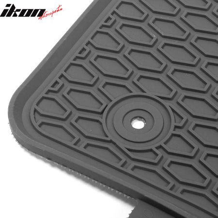 Fits 15-22 Ford F150 Crew Cab Latex Floor Mats All Weather Car Carpet Liner