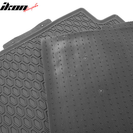 Fits 15-22 Ford F150 Crew Cab Latex Floor Mats All Weather Car Carpet Liner