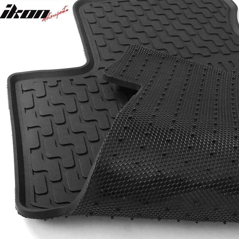 Fits 06-11 8th Civic Sedan Heavy Duty Latex Floor Mats Front & Second Row