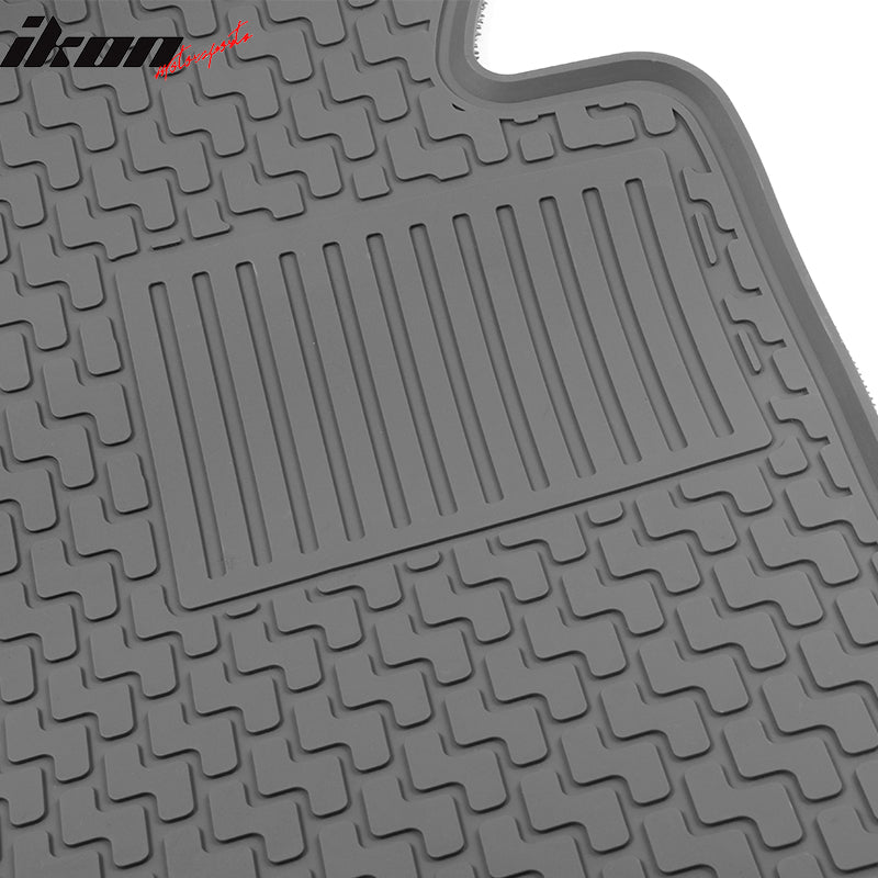 Fits 06-11 8th Civic Sedan Heavy Duty Latex Floor Mats Front & Second Row