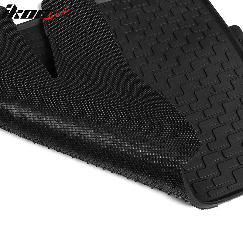 Fits 12-15 Civic Sedan Heavy Duty Latex Floor Mats Front & Second Row