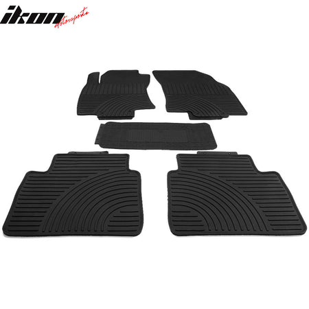 Fits 14-20 Nissan Rogue Heavy Duty Latex Floor Mats Front & Second Row