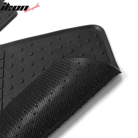 Fits 14-20 Nissan Rogue Heavy Duty Latex Floor Mats Front & Second Row