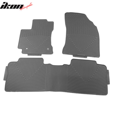 Fits 14-19 Toyota Corolla Latex Floor Mats All Weather Car Carpets Liner