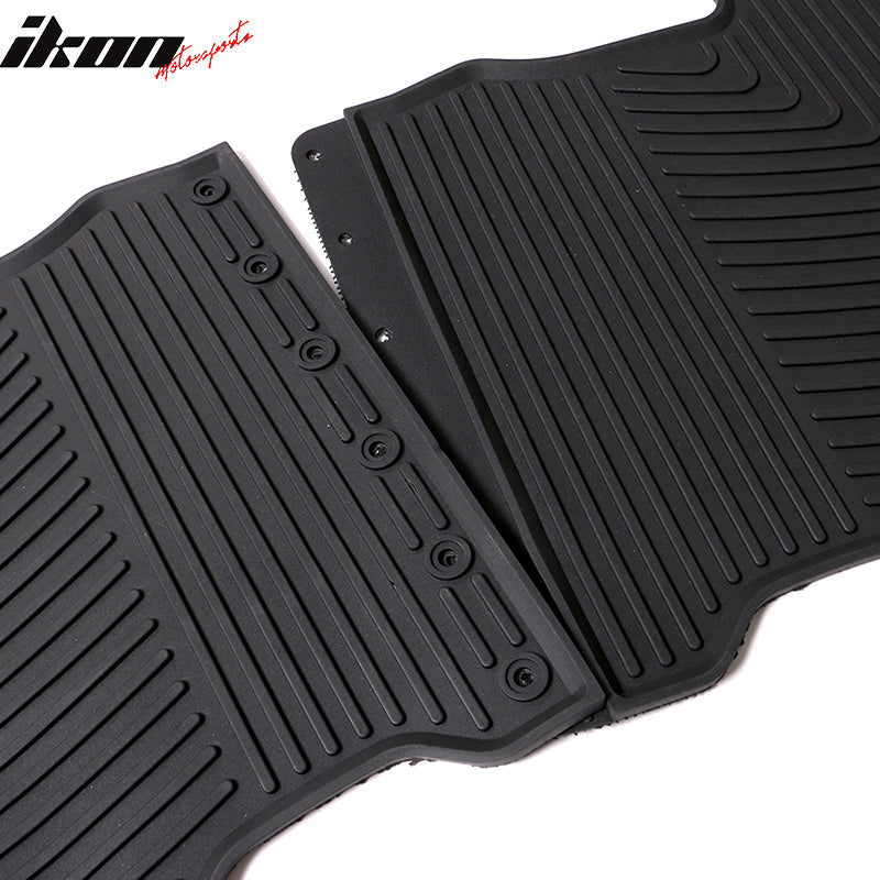 Fits 13-18 Toyota RAV4 XA40 Latex All Weather Black Floor Mats & Cargo Tray