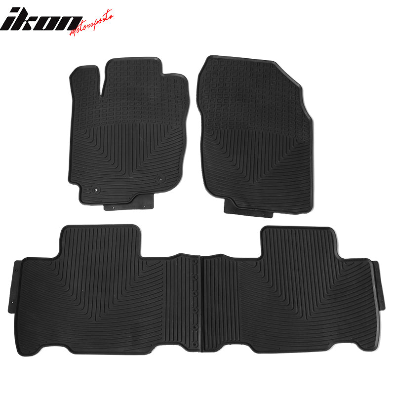 Car Floor Mat for 13-18 Toyota RAV4 XA40 Heavy Duty Latex Front & Rear