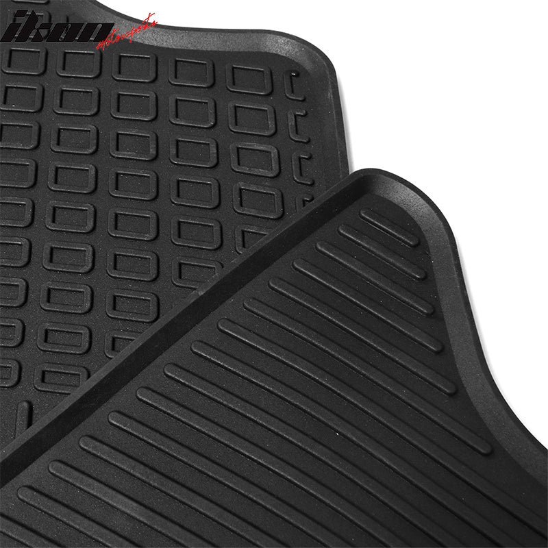 Fit 07-14 Toyota FJ Cruiser Heavy Duty Latex Floor Mats Front & Second Row