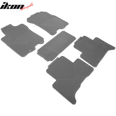 Fit 07-14 Toyota FJ Cruiser Heavy Duty Latex Floor Mats Front & Second Row