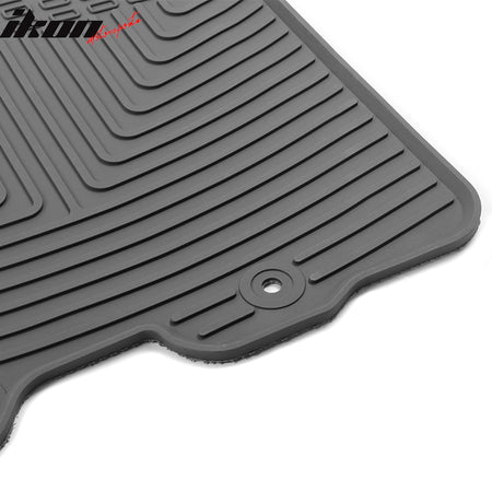 Fit 07-14 Toyota FJ Cruiser Heavy Duty Latex Floor Mats Front & Second Row