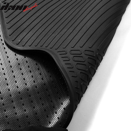 Fits 13-18 Toyota RAV4 XA40 Latex All Weather Black Floor Mats & Cargo Tray