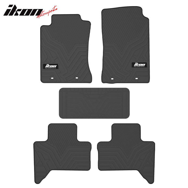 Car Floor Mat for 2011-14 Toyota Tacoma Extended Cab Latex All Weather