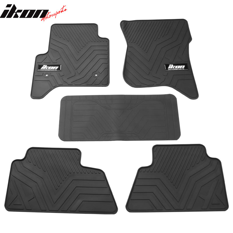 Fits 14-18 Chevy Silverado Sierra Tahoe Yukon Floor Mats Carpets 4PC Black