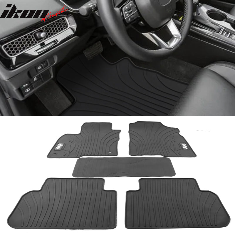 2022-2024 Honda Civic/Acura Integra Latex All Weather Black Floor Mat