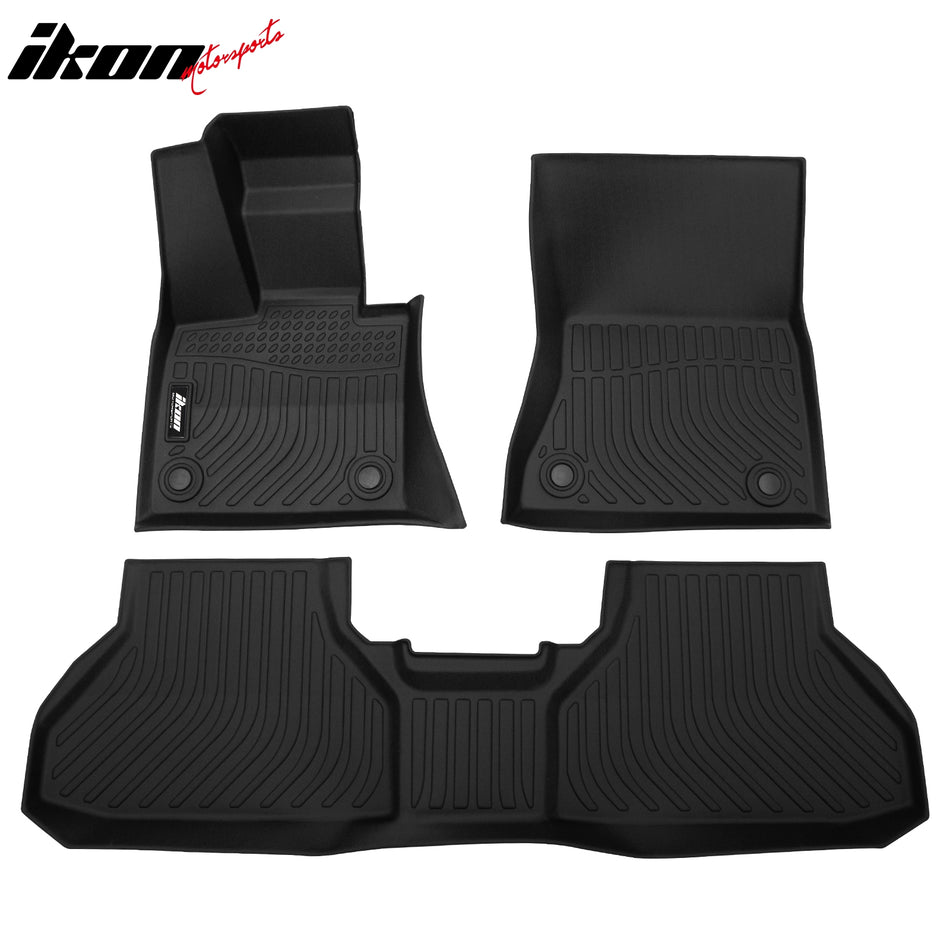 2014-2016 BMW F15 X5 F85 X5M 2015-2016 F16 X6 3D Floor Mats TEP 3PCS