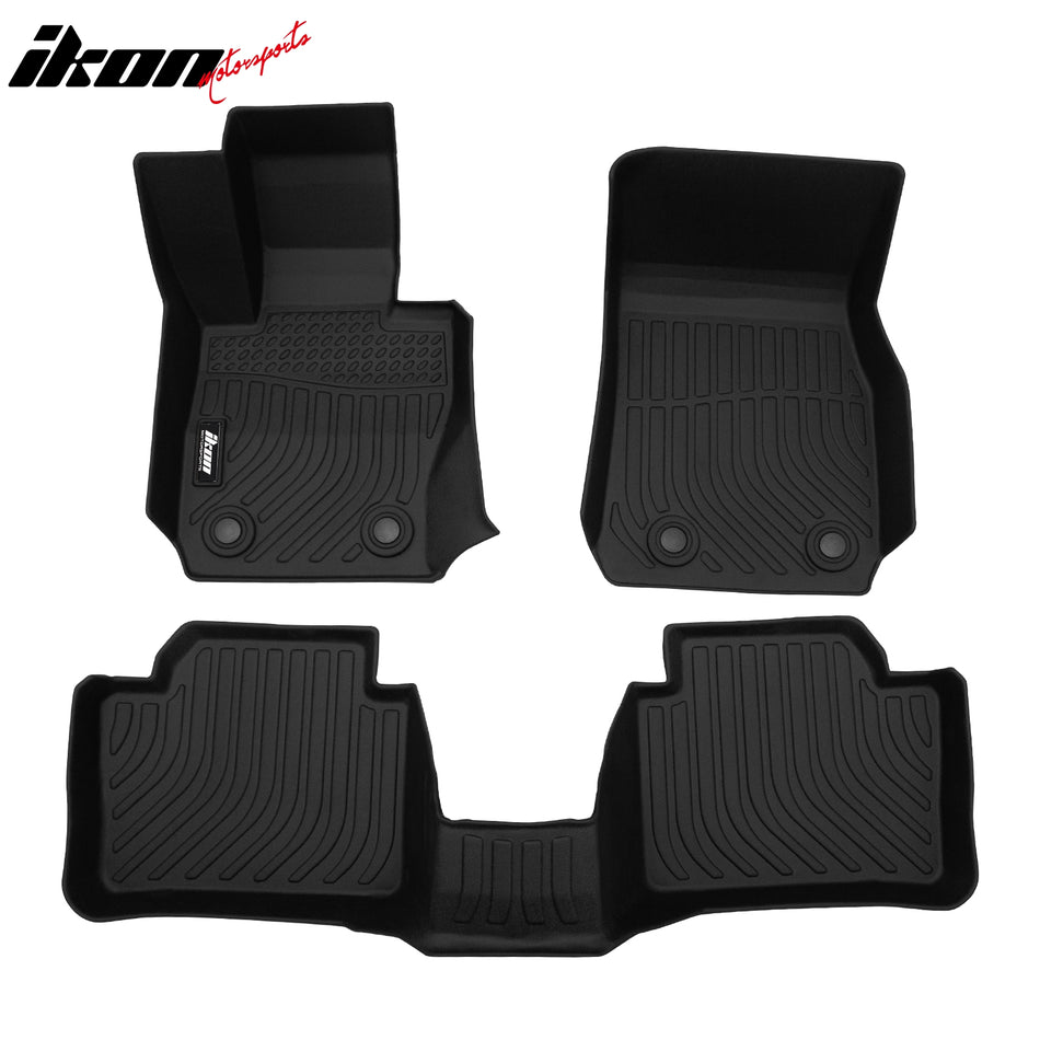 2012-2018 BMW 3-Series Sedan F30 AWD 3D Floor Mats All Weather TEP