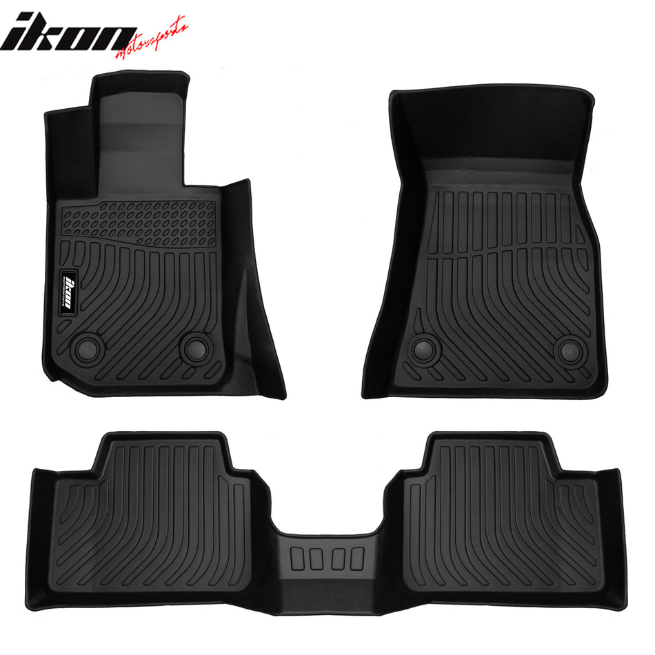 2019-2024 BMW 3-Series G20 RWD 3D Floor Mats All Weather TEP Carpets