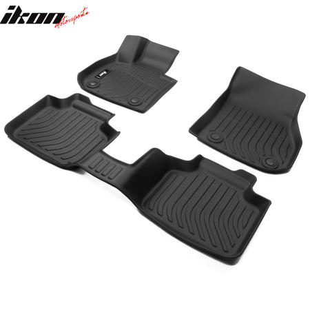 Fits 23-24 BMW X1 U11 All Weather 3D Molded Floor Mats Front Rear Carpets TPE