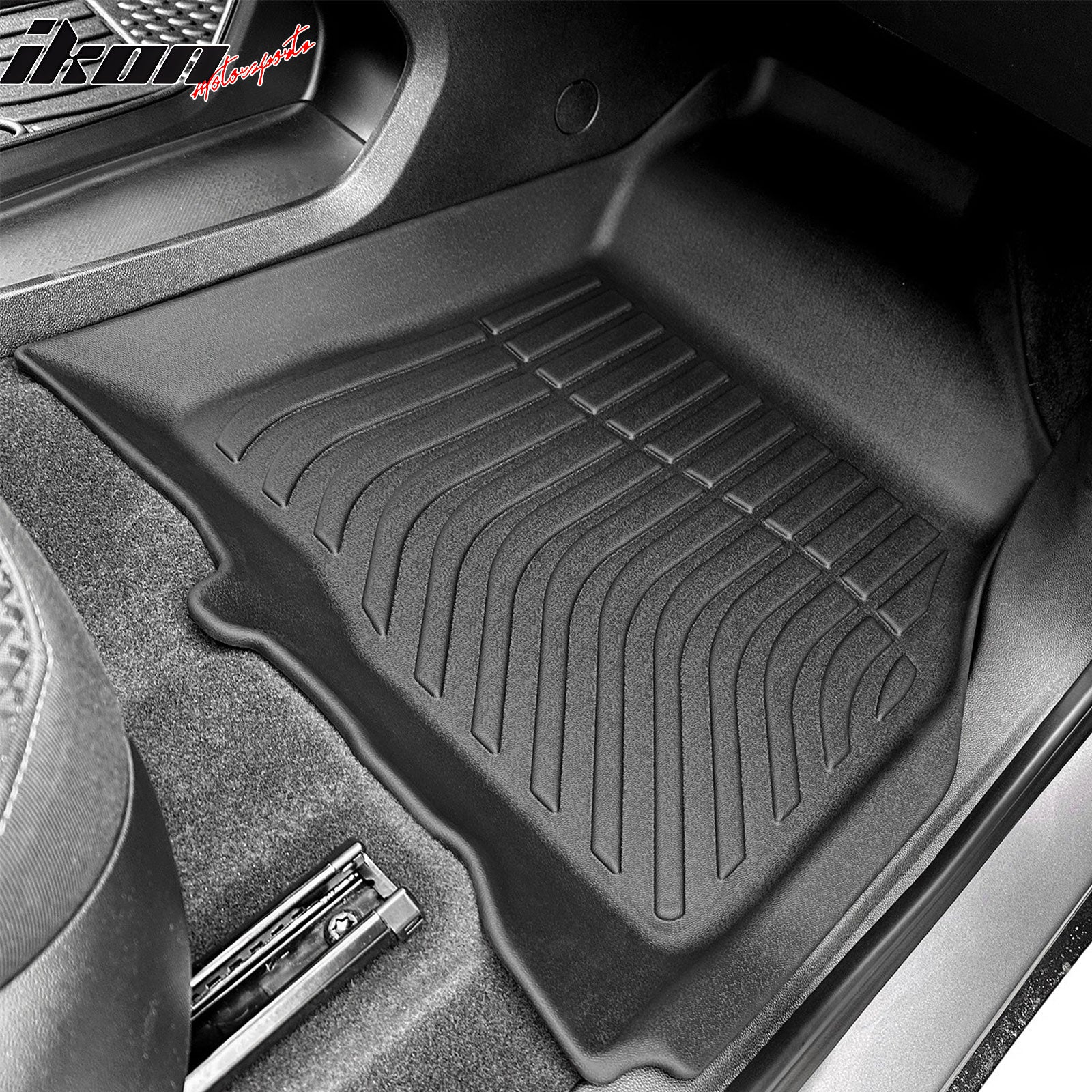 Fits 22-24 Chevy Bolt EUV 3D Floor Mats 5-Seat 1st 2nd Row Heavy Duty Liners TPE