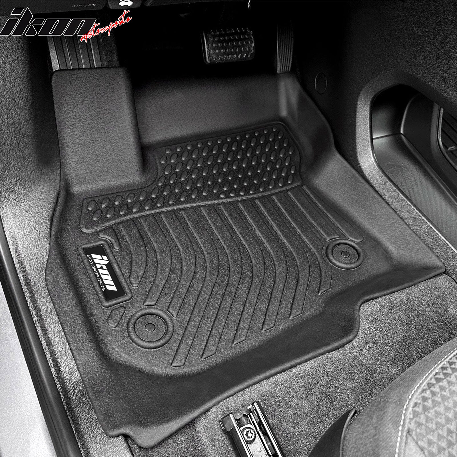 Fits 22-24 Chevy Bolt EUV 3D Floor Mats 5-Seat 1st 2nd Row Heavy Duty Liners TPE