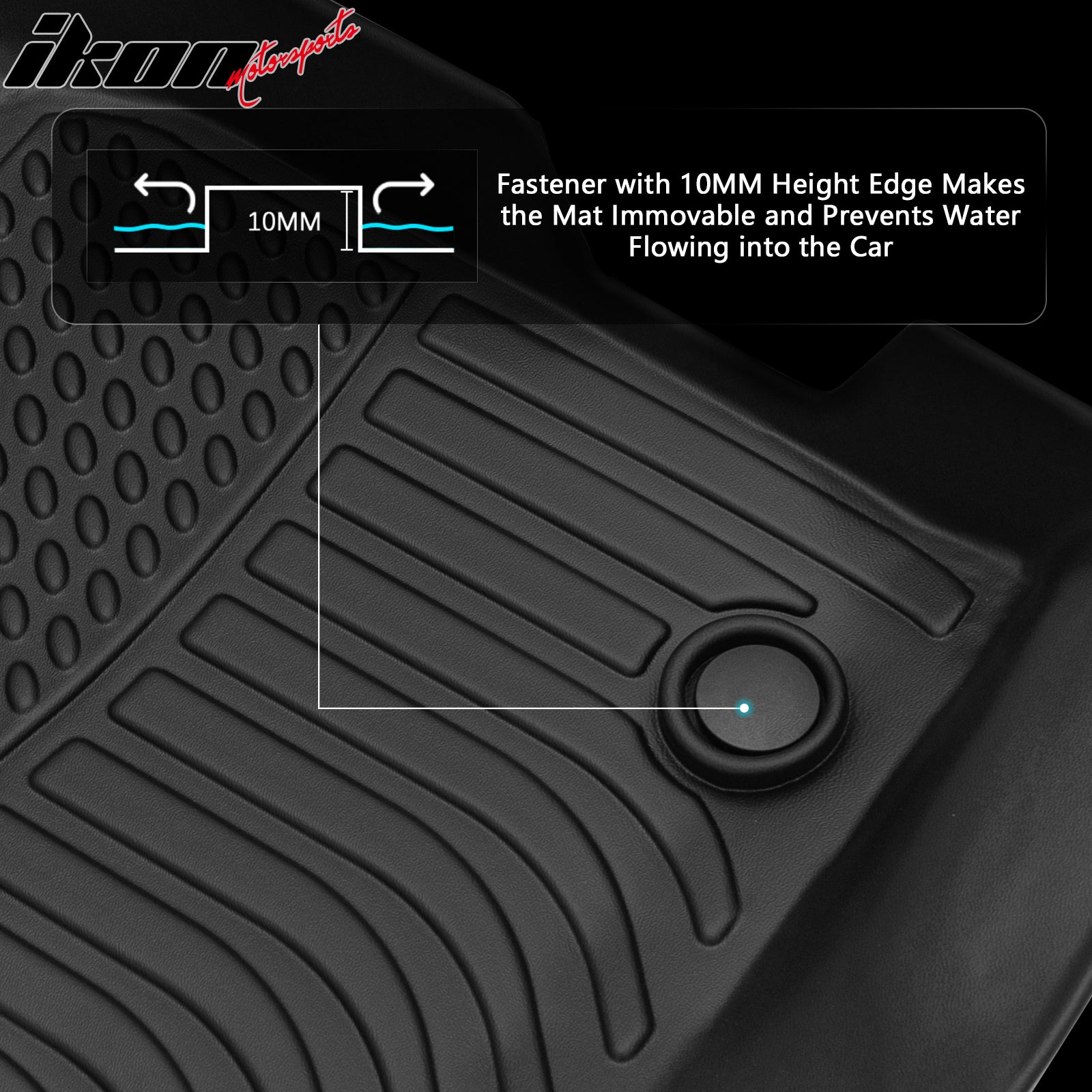 Fits 12-17 Chevy Equinox GMC Terrain Heavy Duty 3D Floor Mats & Trunk Mat TPE