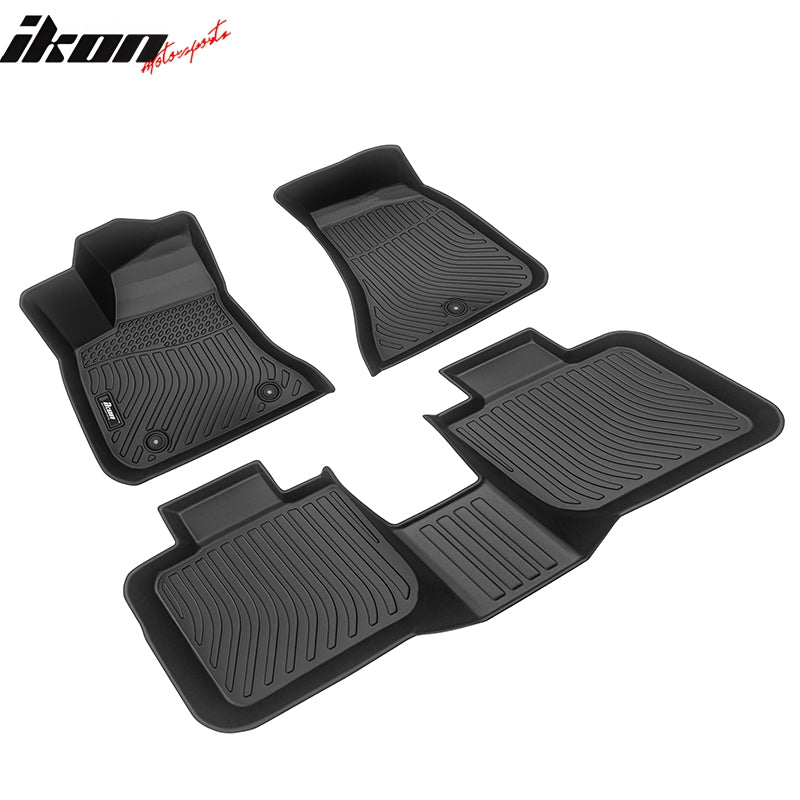 Fits 11-23 Dodge Charger Chrysler 300 RWD Floor Mats All Weather 3D Carpets TPE