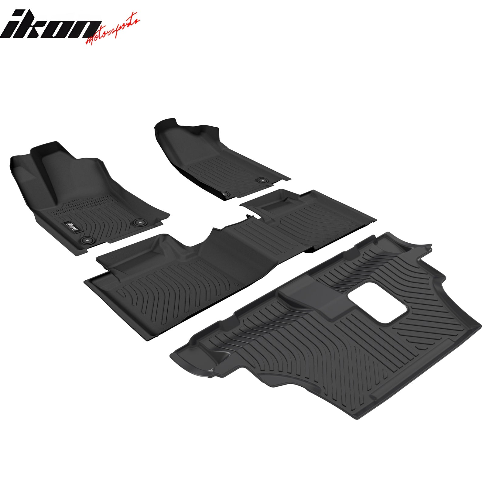 For 16-24 Dodge Durango 7 Passenger All Season 3D Floor Mats Carpet Liners - TPE