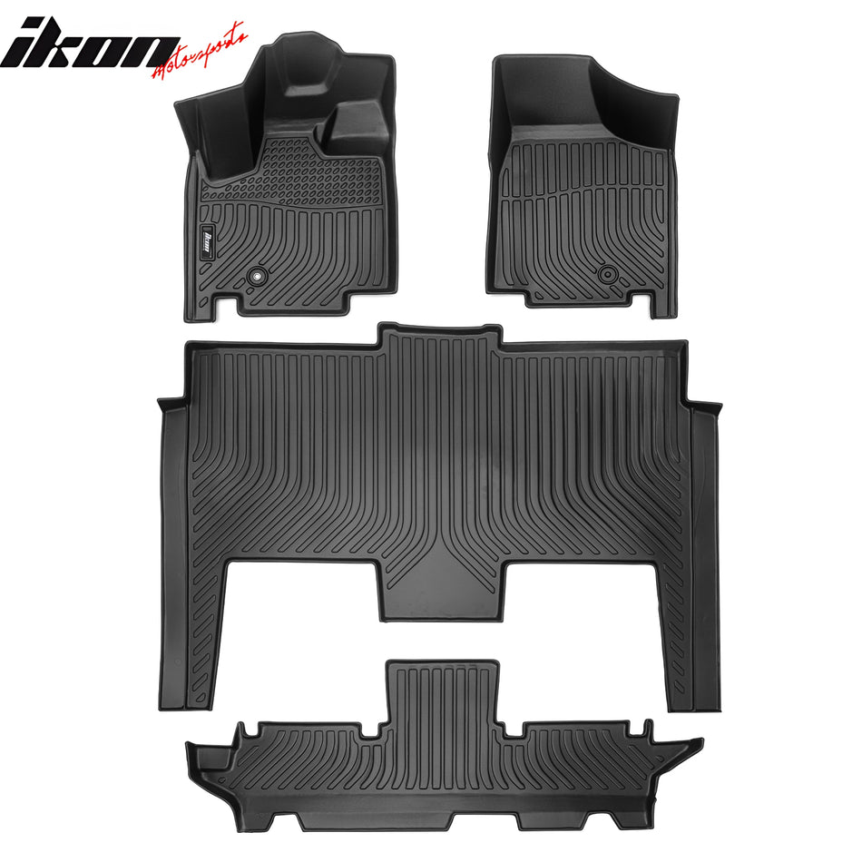 2008-2020 Dodge Grand Caravan 3D Floor Mats All Weather Carpets TPE